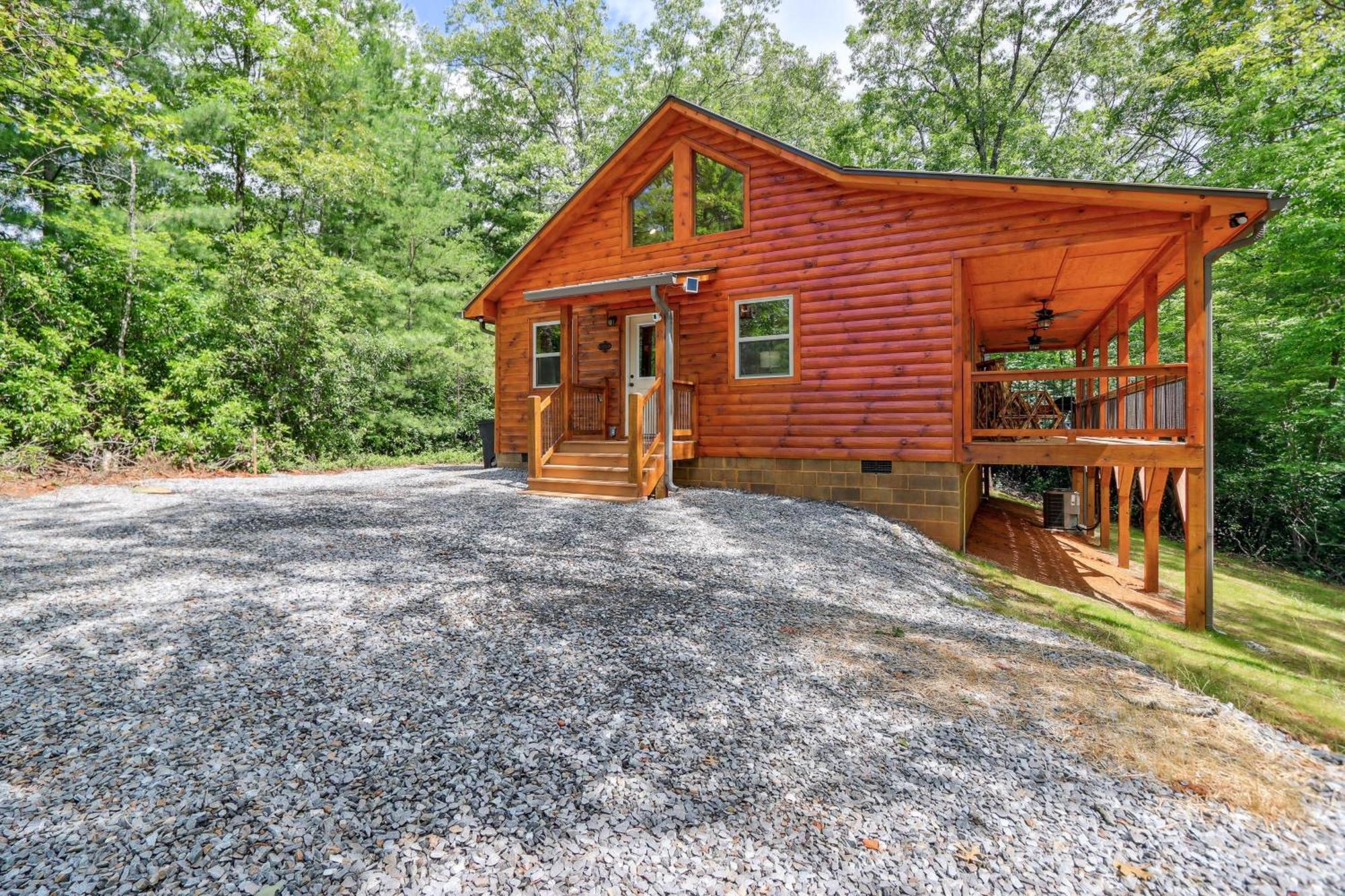 Private Murphy Cabin Rental With Wraparound Porch! 외부 사진